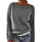 Lotte - Zachte dames sweater met ronde hals