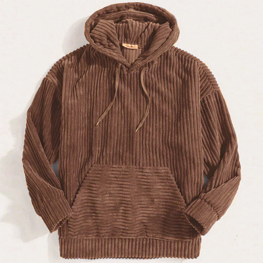 Cedric - Geribbelde Hoodie van Corduroy