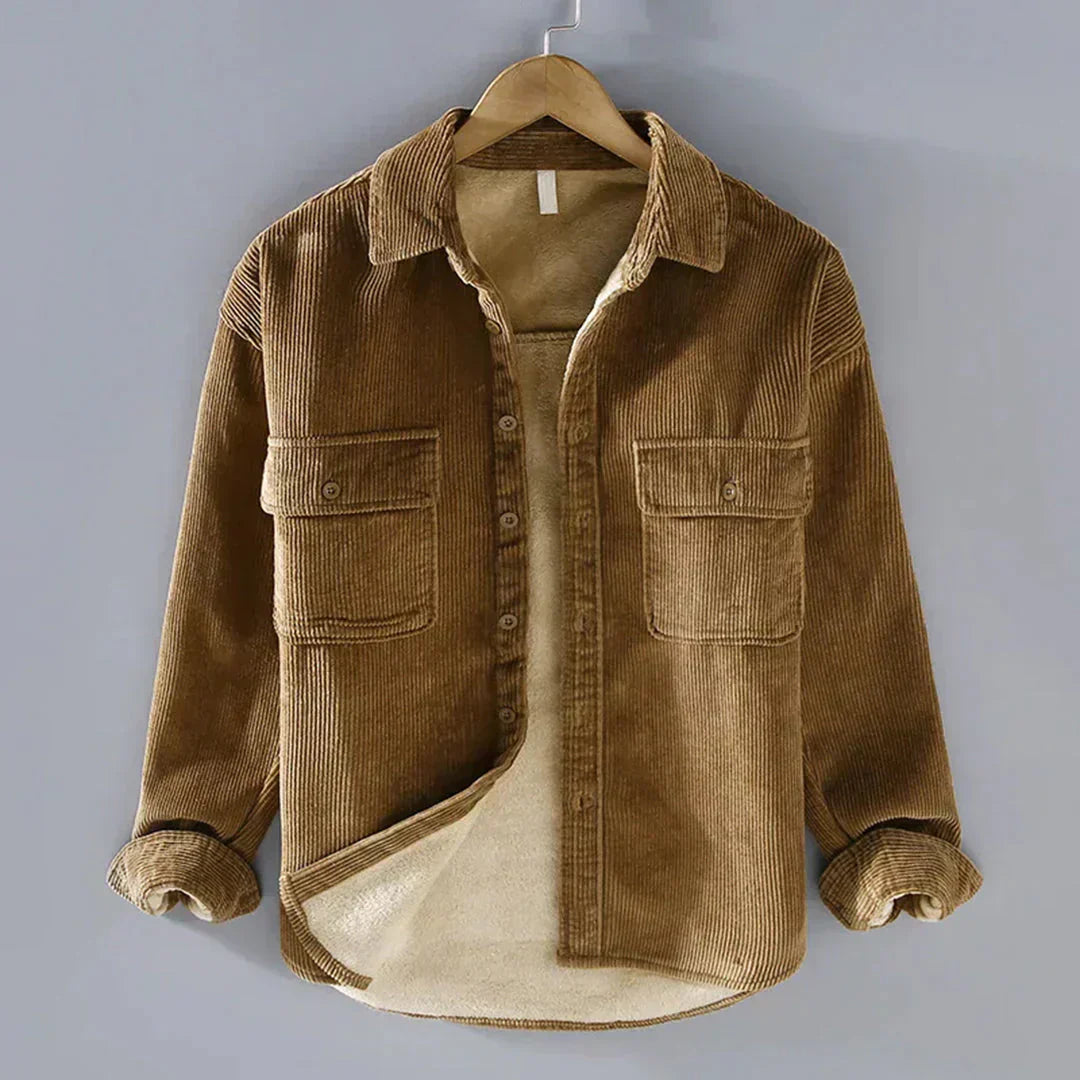 Andries - Heren corduroy jas