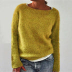 Lotte - Zachte dames sweater met ronde hals