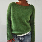 Lotte - Zachte dames sweater met ronde hals