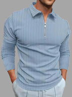 Briand - Slim Fit Trui met Ritskraag