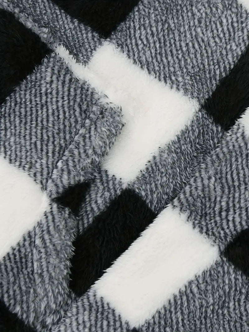 Moos - Geruite Hoodie voor Heren